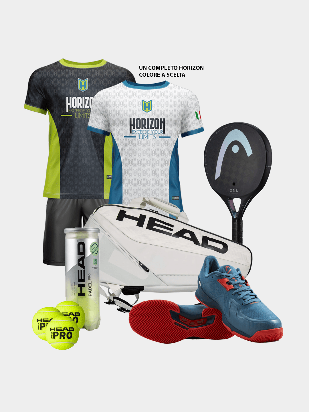 Kit Padel Uomo Head Entry Level