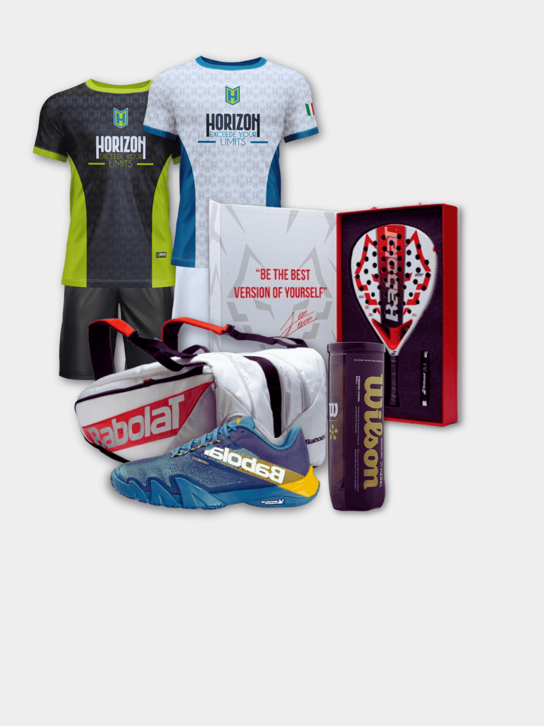 kit uomo babolat juan lebron