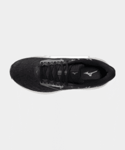 scarpe uomo running mizuno wave rider 29 black white 4